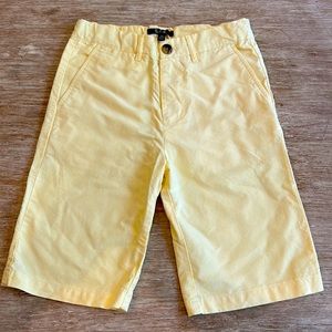 Boys yellow shorts, E.L.K. Size 10